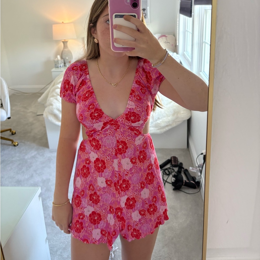 Sky to moon floral romper
